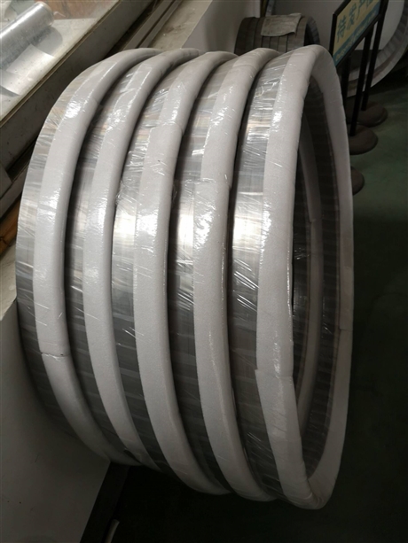 堵閥柔性石墨加不銹鋼絲網(wǎng)密封圈，電廠過熱器/再熱器45°柔性石墨脹圈